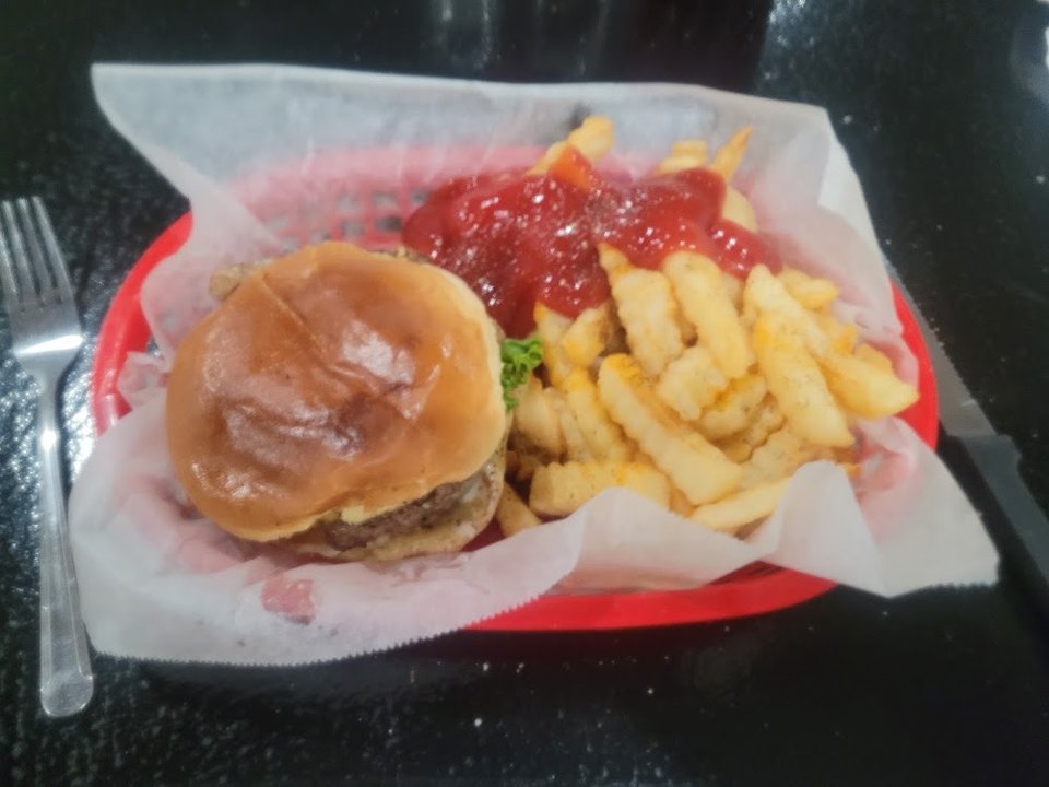 Burger and Fries