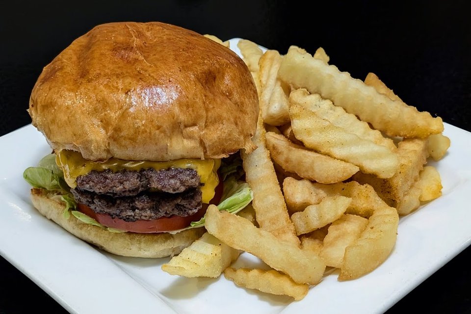 Double Cheeseburger with Fries